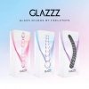 Szklane profilowane dildo zakrzywione 19 cm 